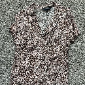 olivaceous leopard top
